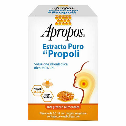 Apropos estratto puro di propoli spray+contagocce 20ml