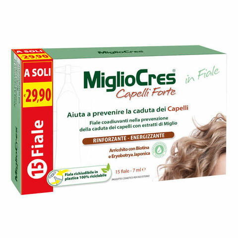 Migliocres capelli forte 15 fiale x 7ml