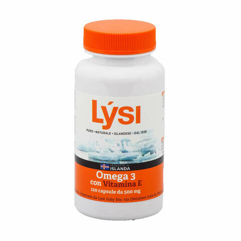 Lysi omega 3 vitamina e 120 capsule