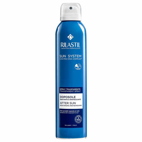 Rilastil sun system doposole spray trasparente doposole idratante e rinfrescante 200ml