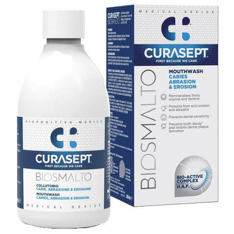 Curasept biosmalto collutorio carie abrasione&erosione 300ml