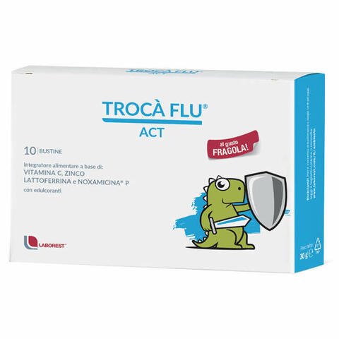 Troca' flu act 10 bustine