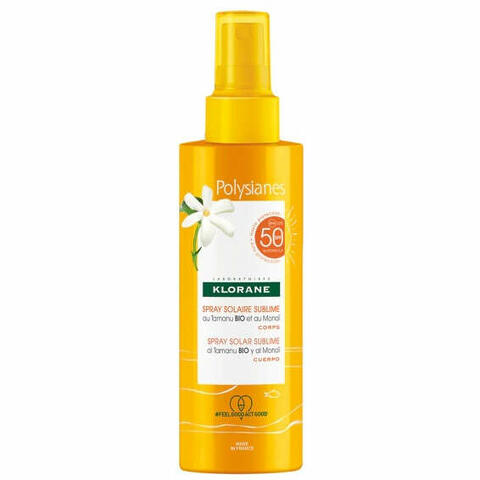 Klorane spray solare sublime SPF 50 corpo 200ml