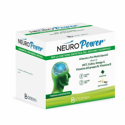 Biodemia neuropower 20 bustine gusto vaniglia