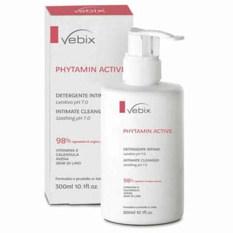 Vebix phytamin e detergente intimo lenitivo ph 7,0 300ml