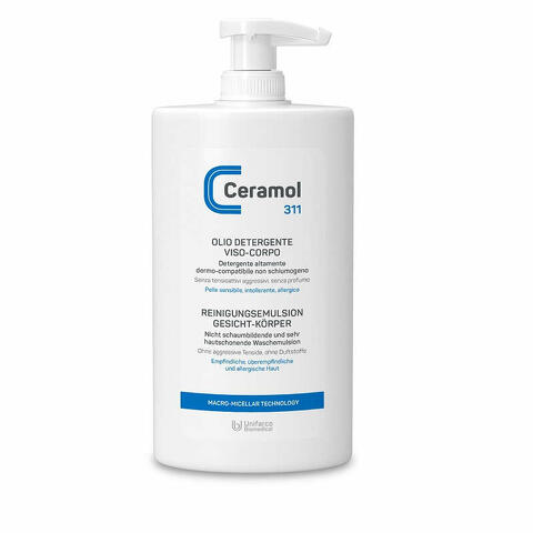 Ceramol 311 olio detergente viso/corpo 400ml