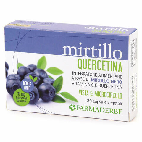 Mirtillo quercetina 30 capsule vegetali