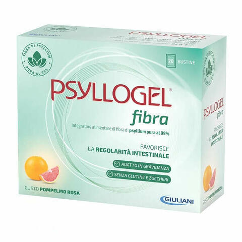 Psyllogel fibra pompelmo rosa 20 bustine