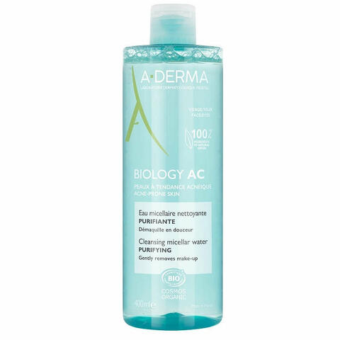 Aderma biology ac acqua micellare detergente purificante 400ml