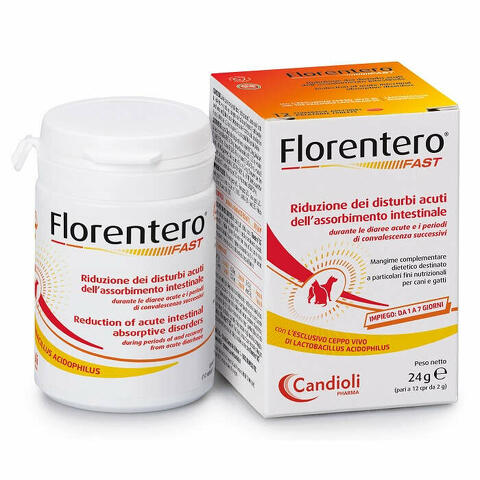 Florentero fast barattolo da 12 compresse appetibili da 2 g