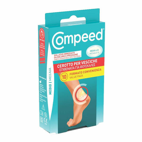 Cerotti compeed per vesciche medio 10 pezzi carton