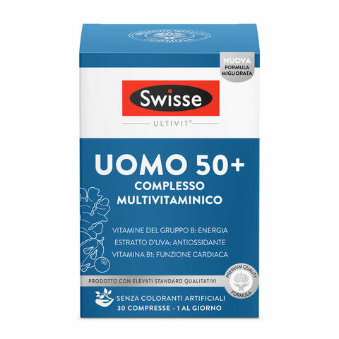 Swisse multivitaminico uomo 50+ 30 compresse