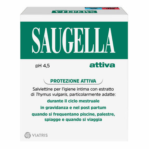 Saugella salviettine attiva per 10 bustine