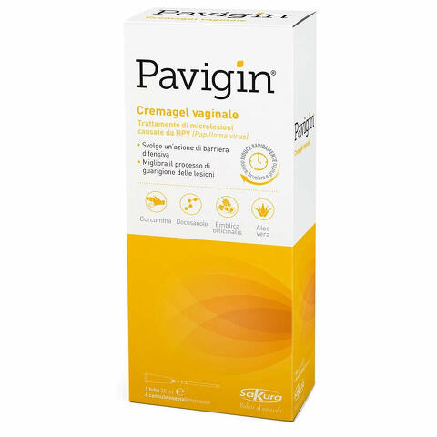 Pavigin cremagel vaginale 30ml con 6 cannule vaginali monouso