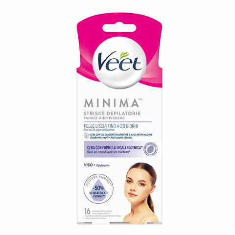 Veet strisce viso ipoallergeniche 16 pezzi