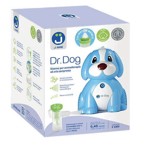 Aerosol j bimbi dr dog blu con doccia nasale