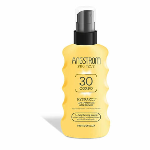 Angstrom protect hydraxol latte spray solare protezione 30 175ml