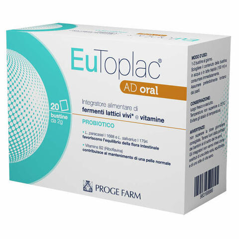 Eutoplac ad oral 20 bustine