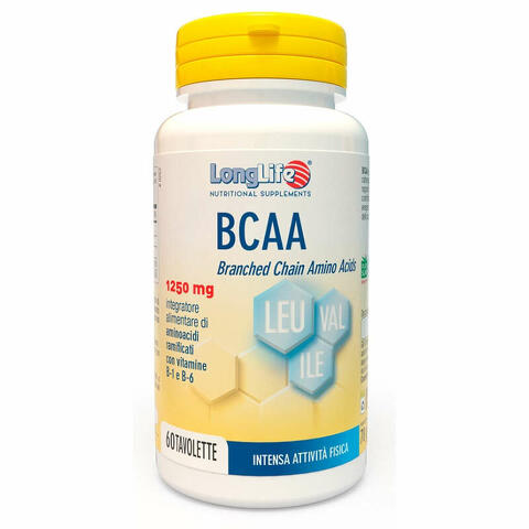 Longlife bcaa 1250mg 60 tavolette