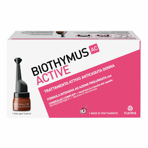 Biothymus ac active trattamento attivo anticaduta donna 10 fiale