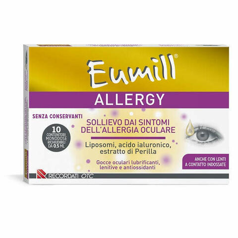 Eumill allergy gocce oculari 10 flaconcini da 0,5ml