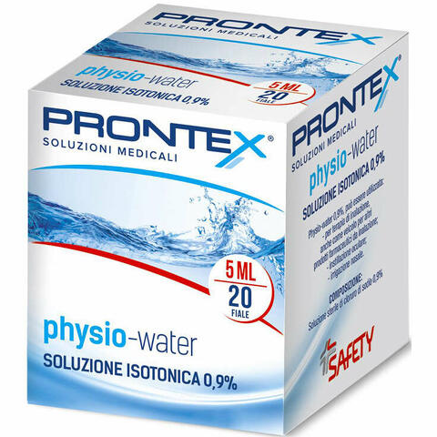 Soluzione fisiologica prontex physio isotonic 20 fiale da 5ml