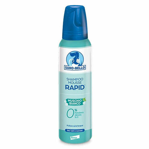 Sano e bello shampoo mousse rapid nf muschio bianco 300ml