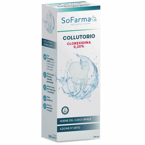 Collutorio clorex 020 300ml sofarmapiu'