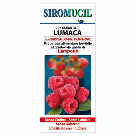 Siromucil preparato alimentare con estratto di lumaca al lampone 150ml