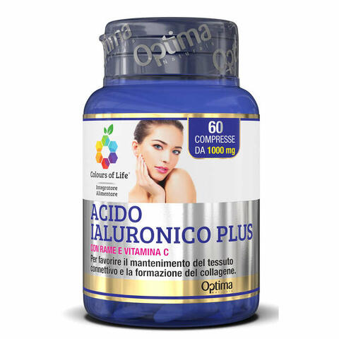 Colours of life acido ialuronico plus 60 compresse 1000mg