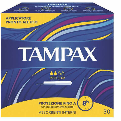 Tampax blue box regular 30 pezzi