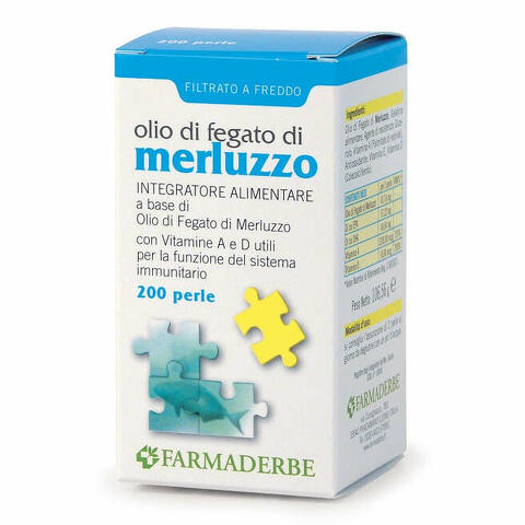 Olio di fegato di merluzzo 200 perle