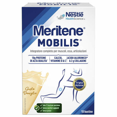 Meritene mobilis gusto vaniglia 10 bustine da 21 g