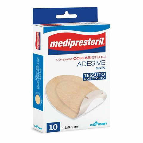 Medipresteril compressa oculare adesive skin 10 pezzi