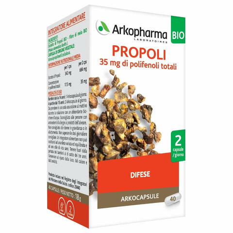 Arkopharma propoli bio 40 capsule