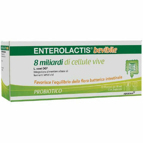 Enterolactis bevibile 12 flaconcini x 10ml