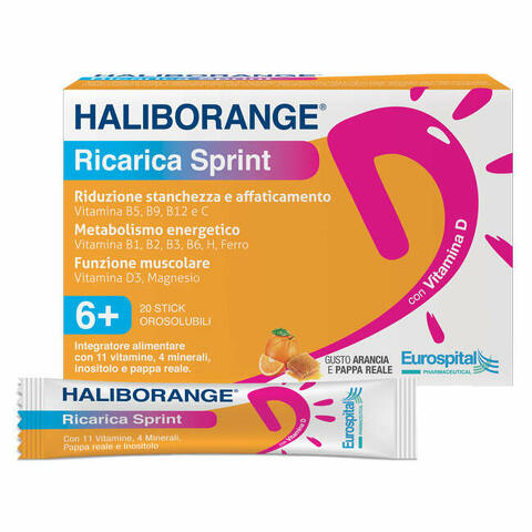 Haliborange ricarica sprint 20 stick pack 2 g