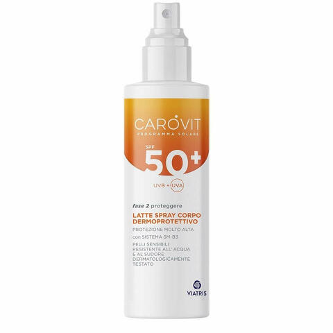 Carovit programma solare latte corpo spf50+ 200ml