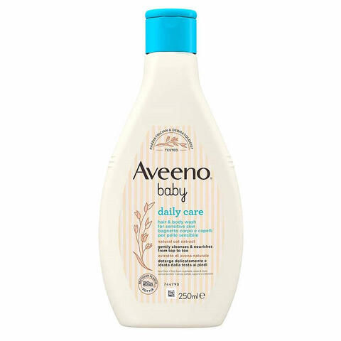 Aveeno baby bagnetto testa piedi 250ml