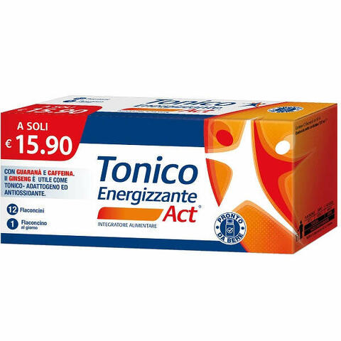 Tonico energizzante act 12 flaconcini x 10ml