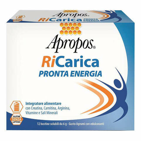 Apropos ricarica pronta energia 12 bustine 6 g