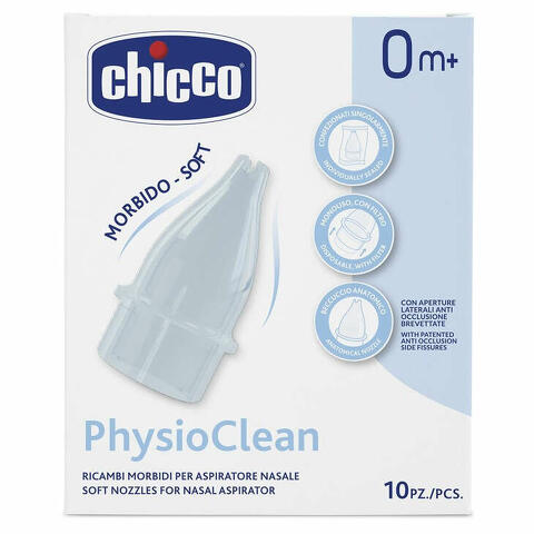 Ricambi morbidi per aspiratore nasale chicco physioclean