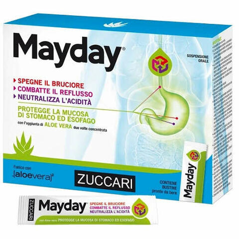 Mayday sospensione per uso orale alla menta 12 bustine 10ml