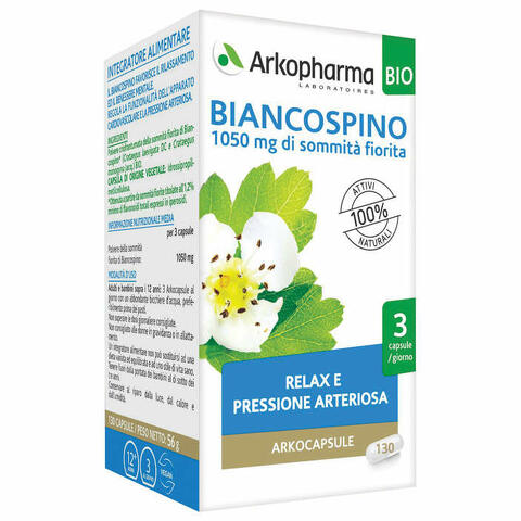 Arko capsule biancospino bio 130 capsule