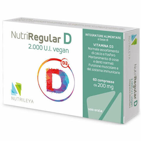 Nutriregular d 2000ui vegan 60 compresse