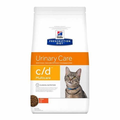 Prescription diet feline urinary care c/d multicare chicken 1,5 kg