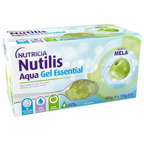 Nutilis aqua gel mela 4 pezzi da 125 g