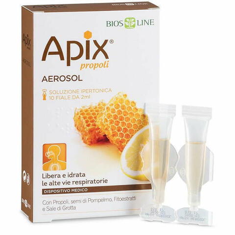 Apix propoli aerosol 10 fiale monodose x 2ml biosline