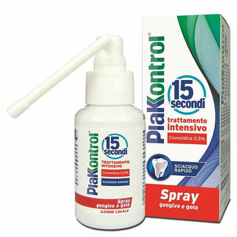 Plakkontrol 15 secondi collutorio spray 50ml