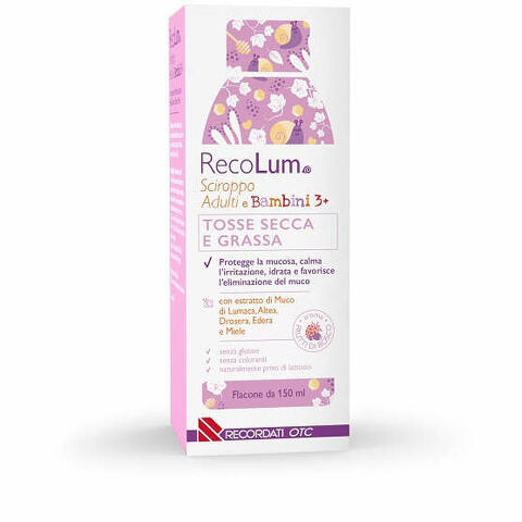 Recolum sciroppo tosse adulti-bambini 150ml